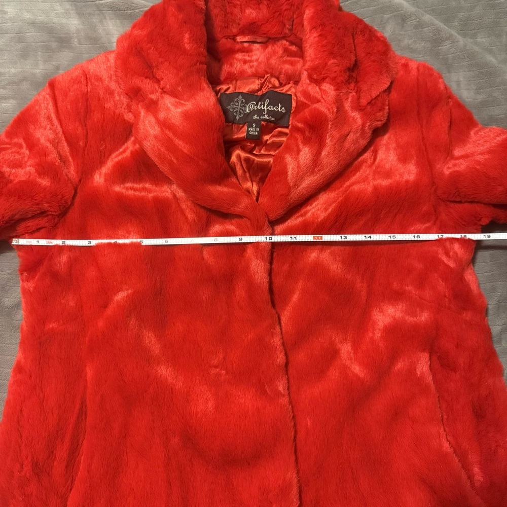 Red Fur Jacket - Picture 8 of 10